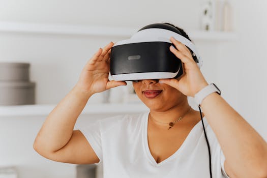 user interacting with a virtual assistant